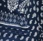 Preview: Turban blue paisley