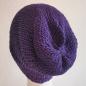 Preview: Strickmütze violett