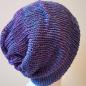 Preview: Strickmütze violett